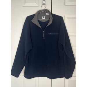 Mens GAP Fleece Pullover Sweater size Large